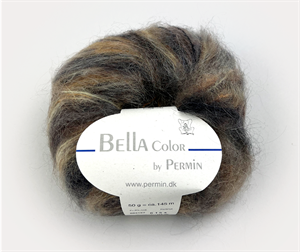 Bella by permin chunky mohair - smuk changerende i efterårs toner 